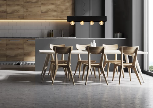 Lucide SURTUS - Lámpara colgante - 4xE27 - Negro - ambiente 2